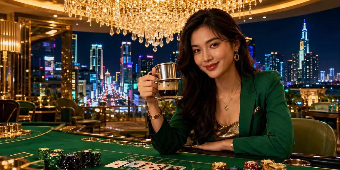 Người chơi trải nghiệm baccarat và game mới tại quán cà phê TP. Hồ Chí Minh trên điện thoại